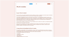 Desktop Screenshot of piadecozinha.com.br